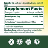 MegaFood Glutatión liposomal cápsulas, fácil absorción diaria