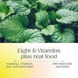 MegaFood Kids B Complex ingredientes de alimento real como arroz integral