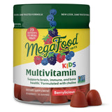 MegaFood gomitas para niños en botella, sabor a baya, nutrición diaria