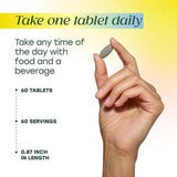 MegaFood Mujer, cobalamina metilada, destaca la vitamina B12 para metabolismo.