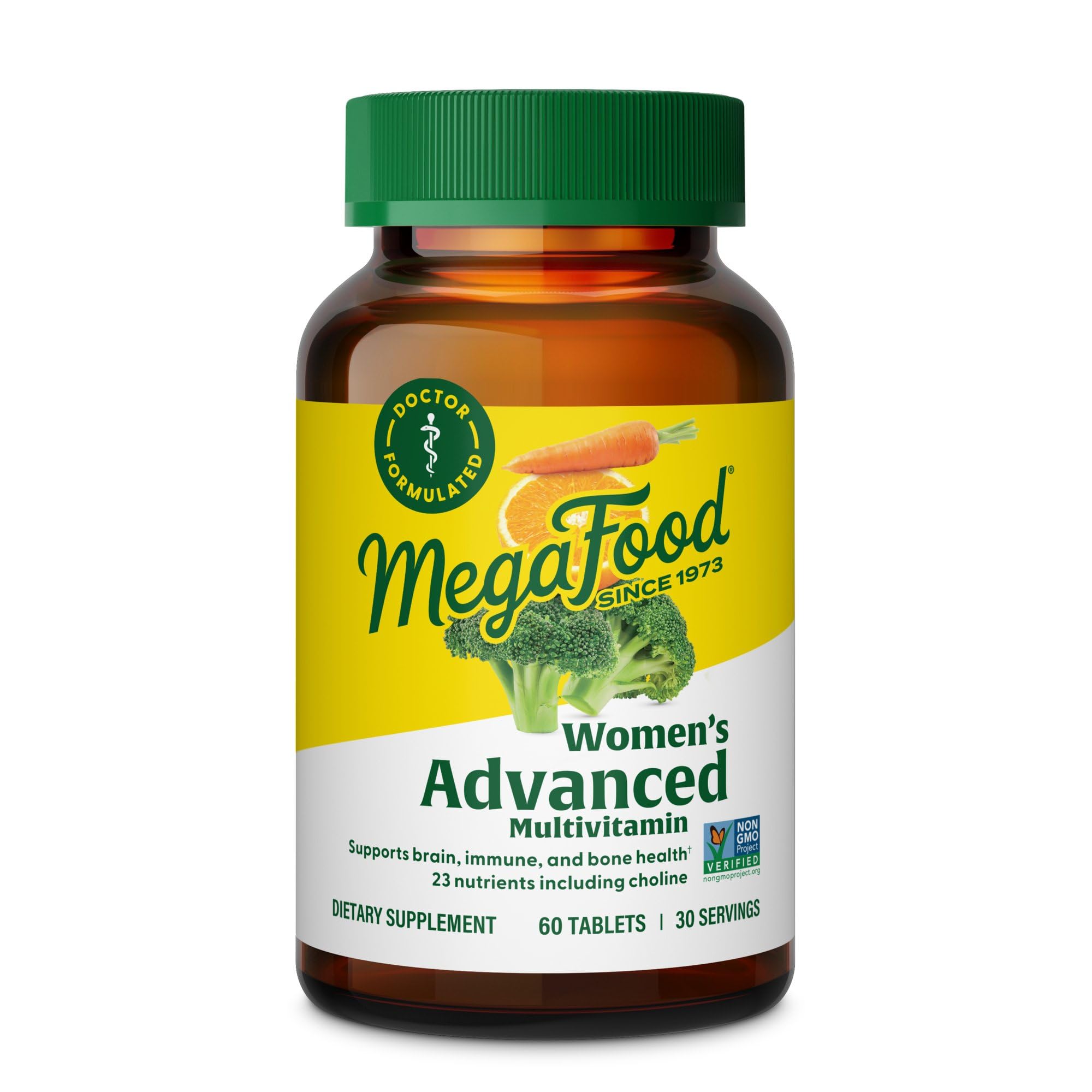 MegaFood Mujer Avanzada, botella con tabletas para bienestar diario