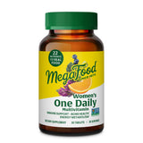 MegaFood Mujeres Uno al Día, tableta frente, apoyo diario de energía.