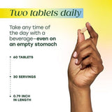 Tableta MegaFood Multi con vitamina D y energía celular para el día.