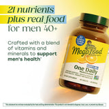 MegaFood multivitamínico para hombres 40+: magnesio glicinato y B12 metilado para absorción