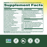 MegaFood multivitaminas para hombres, etiqueta visible, seguridad y transparencia de ingredientes.