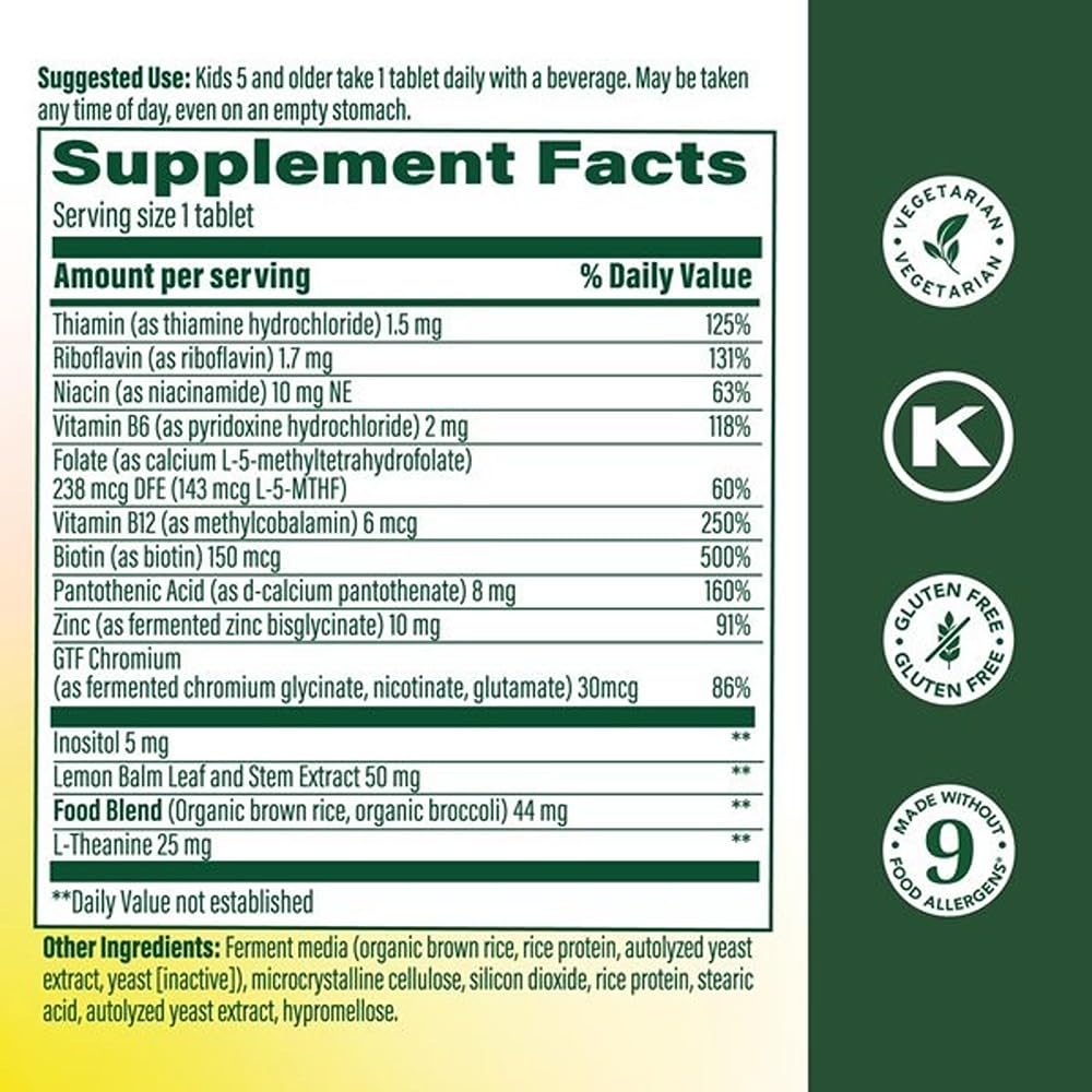 MegaFood para niños: B12 y B6 en forma bio-disponible para energía mental