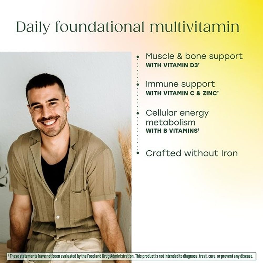 MegaFood One Daily sin Hierro, lista de ingredientes clave para nutrición diaria