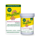 MegaFood Probiótico Femenino: volcado en botella para conservación de cepas