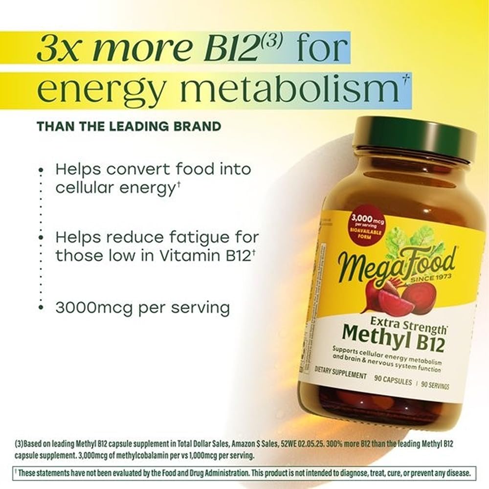 Remolacha 200 mg presente en MegaFood B12 para un toque natural