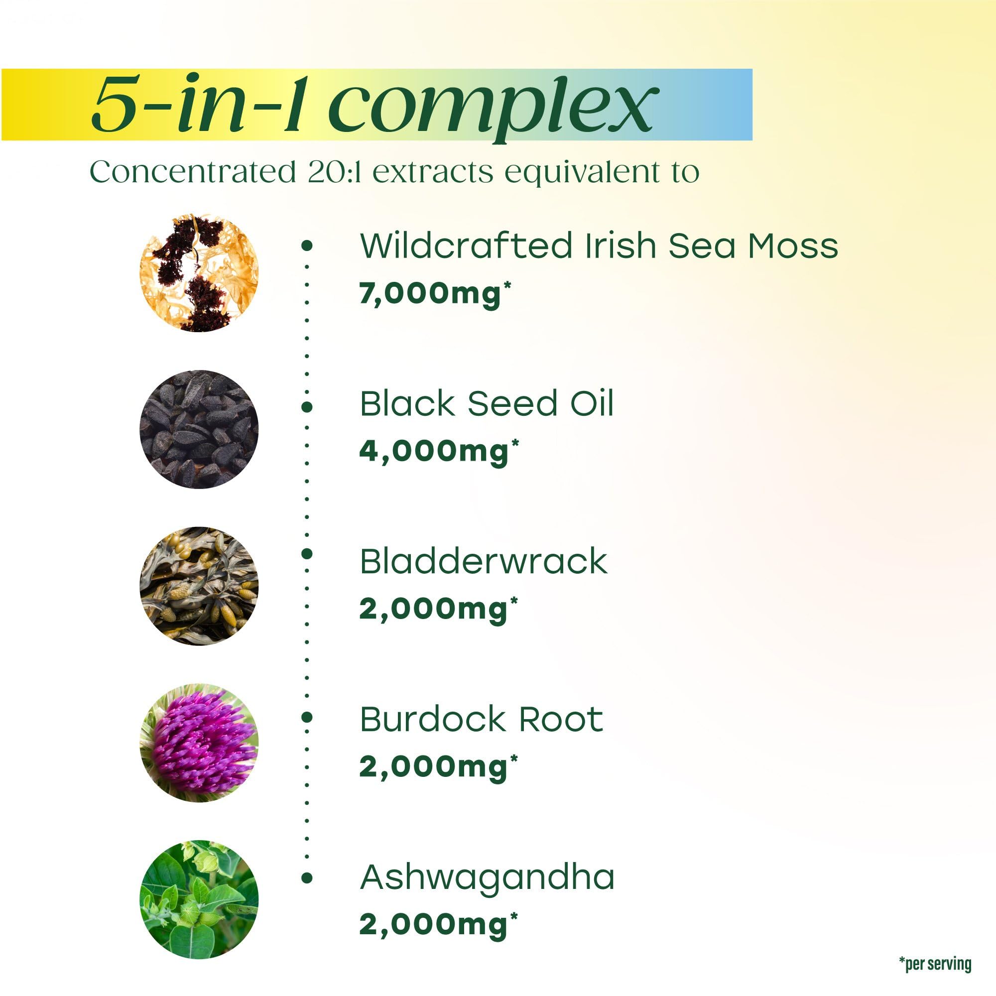 MegaFood Sea Moss Complex: botella de aceite de semilla negra con beneficios antioxidantes.