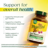 MegaFood Sea Moss Complex: cápsulas fáciles de tomar para uso diario.