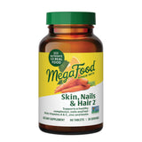 MegaFood Skin, Nails & Hair 2 botella: empaque seguro para uso diario.
