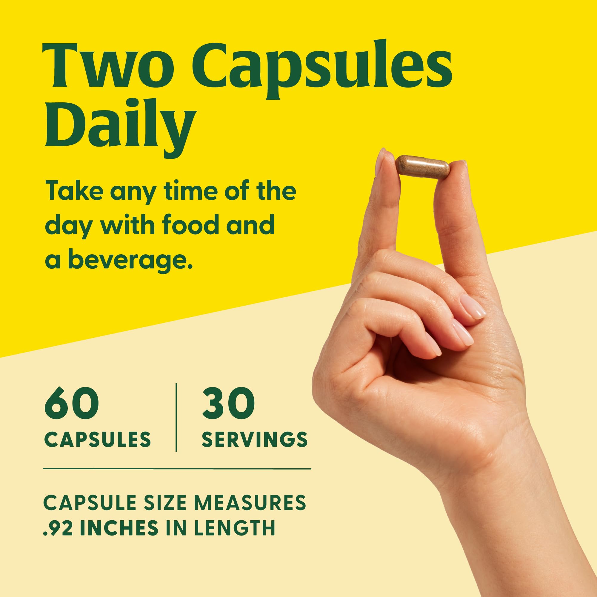 MegaFood fórmula médica: cápsulas con beta glucanos verificados para calidad.