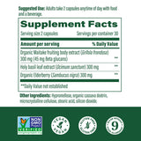 MegaFood maitake cápsulas: apoyo inmunológico natural gracias al hongo maitake.