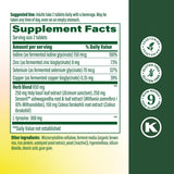 MegaFood Thyroid Strength: etiqueta frontal con información clara de ingredientes