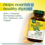 MegaFood Thyroid Strength: tabletas en mano para conveniencia diaria