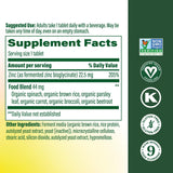 Zinc MegaFood fermentado 22,5 mg para soporte antioxidante