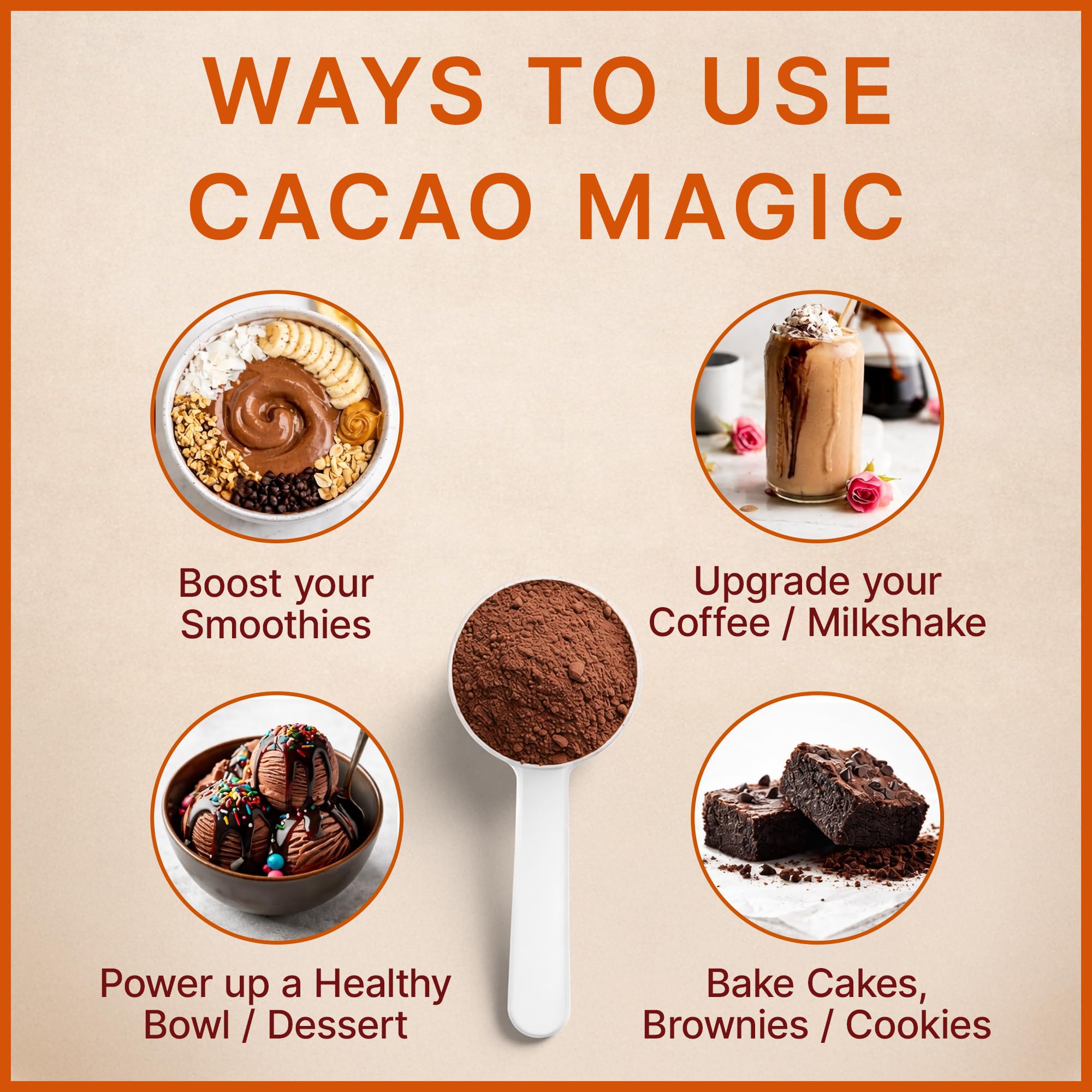 MEGAPLANTS Cacao Magic: polvo de cacao orgánico para hornear