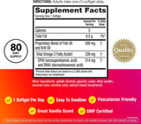 Megared Advanced 4in1: etiqueta detallada con dosis diaria y beneficios.