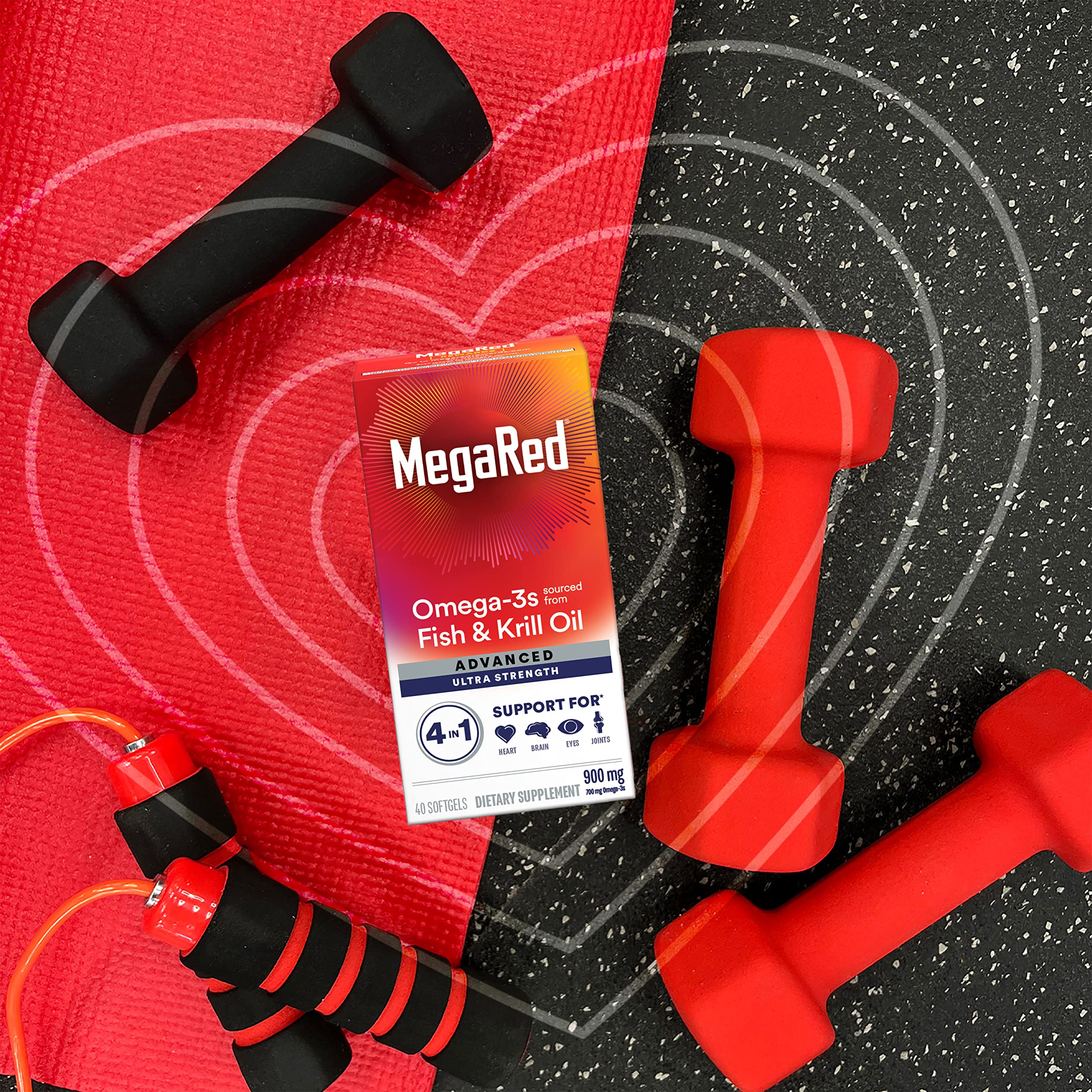 Megared Omega-3 4en1: cuatro beneficios potenciales en una toma.