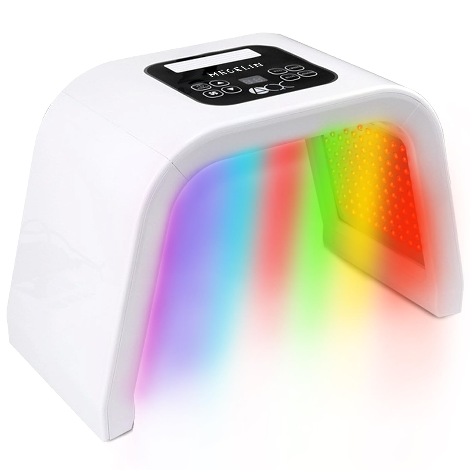 Megelin 8 en 1 para rostro, realza el brillo natural con colores suaves.