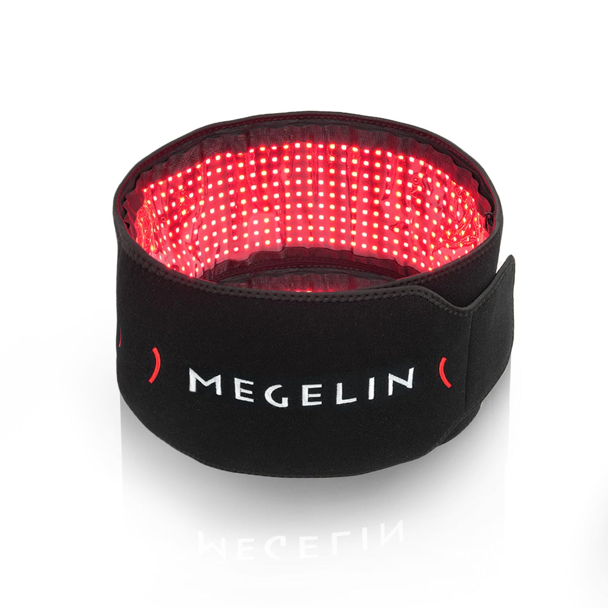 Megelin TheraLux cinturón de luz para uso en casa y relajación suave.