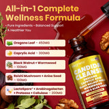 MEGNETA Candida Cleanse: cápsulas con cierre hermético para dosificación estable