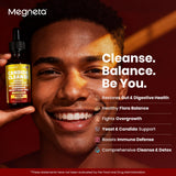 MEGNETA Candida Cleanse: hojas de orégano para apoyar el equilibrio intestinal
