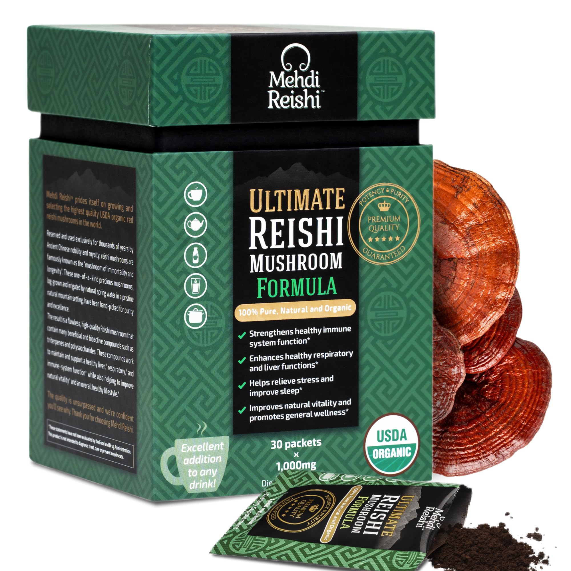 Mehdi Reishi, frasco 30 servicios, apoyo potencial a la energía diaria.