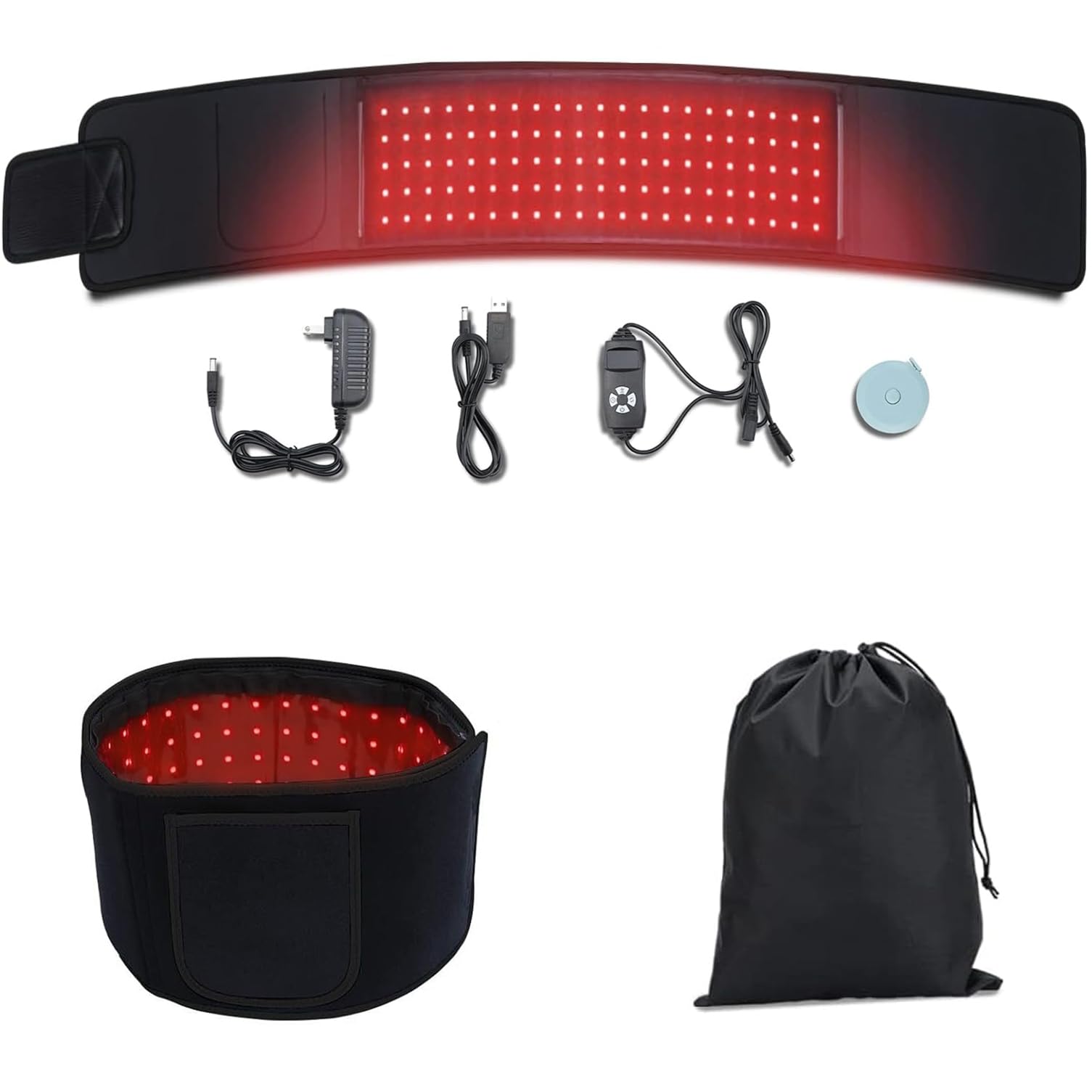Meiye cinturon terapia luz roja 660nm-850nm para alivio muscular suave