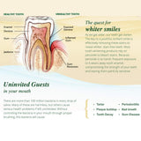 Cepillado nocturno con Melaleuca Whitening Tooth Polish para despertar con aliento fresco.