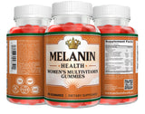 Gomitas sabor frambuesa de Melanin Health para cabello y piel