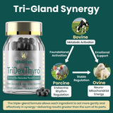 Meliorantheris TriDexThyro, etiqueta sin gluten, opción limpia