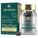 Meliorantheris TriDexThyro frasco de cápsulas, fácil toma diaria para energía sostenida.