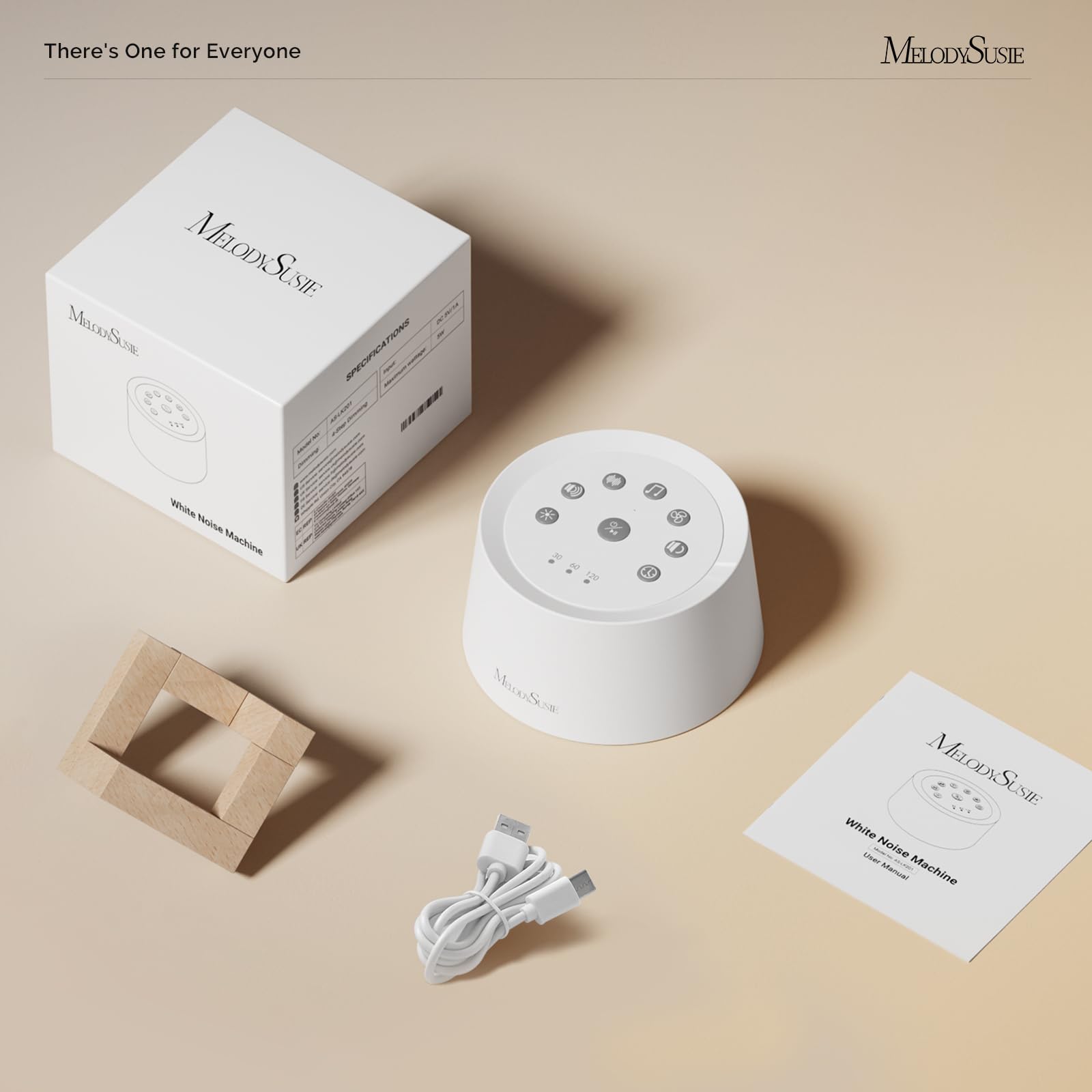 MelodySusie controles y temporizadores para personalizar la experiencia.