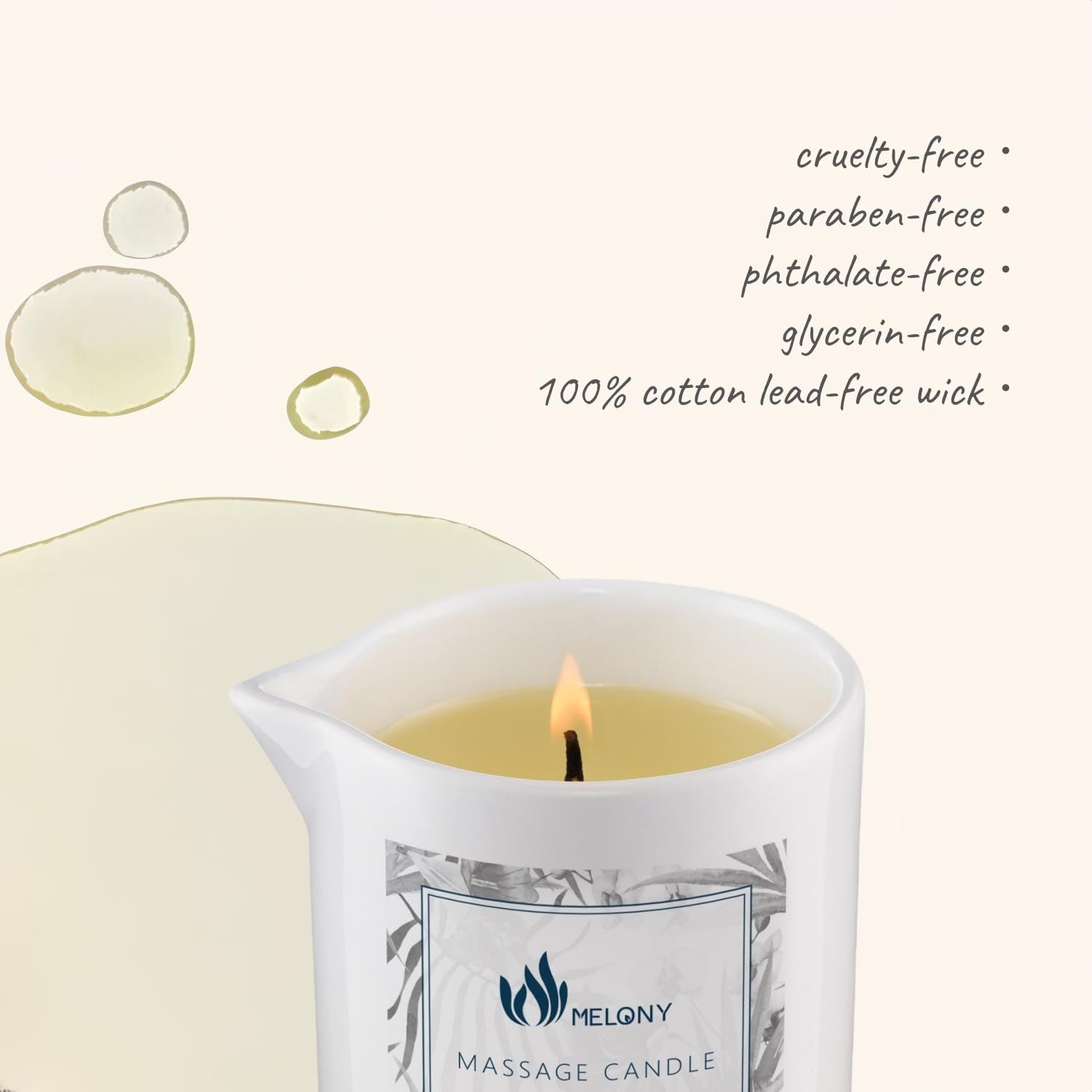 MELONY spa-en-casa: masaje nutritivo con aroma relajante.