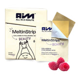 MeltinStrips disolución rápida en la lengua para un impulso de belleza sin agua.