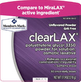 Member's Mark Clearlax: polvo en vaso para disolver en bebidas.