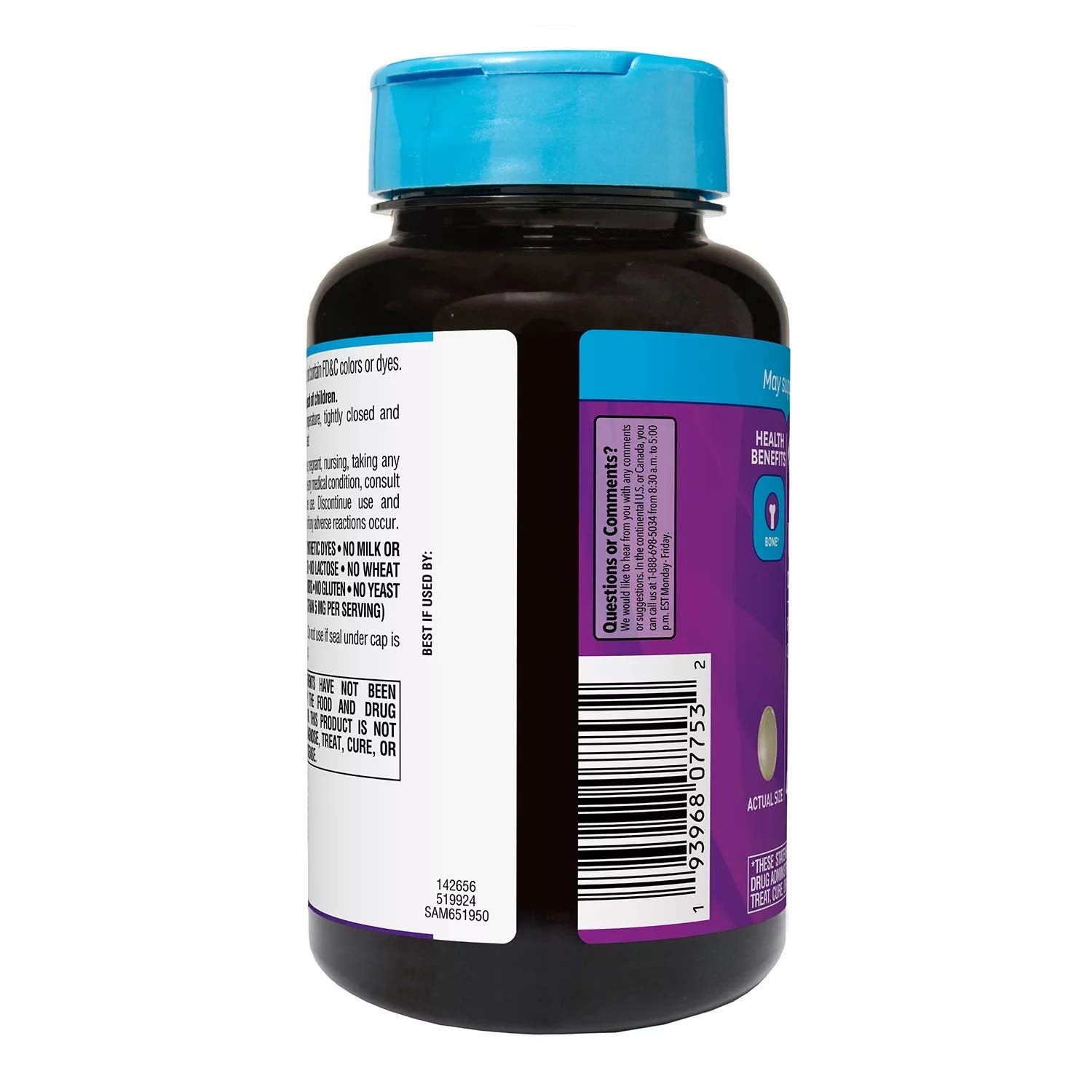 Cápsulas suaves de Vitamin D3, 50 mcg por dosis, envase con 400 cápsulas