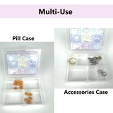 MENBLY Little Twin Stars: organizador modular para varias píldoras