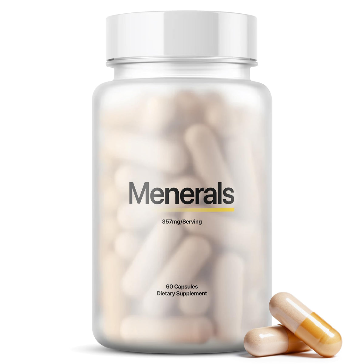 Bote de Menerals Multivitamin para hombres, posible apoyo a energía diaria