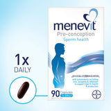 Menevit vitaminas C y E: antioxidantes que cuidan las células.