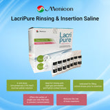 Menicon LacriPure para inserción de lentes, facilita el manejo cómodo.