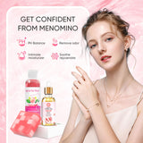 MENOMINO aceite Yoni antioxidantes: cuida la elasticidad y suavidad diaria.