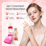 MENOMINO fragancia rosa, aroma suave que realza sensación de frescura.