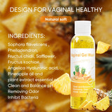 Menomino Yoni Oil Piña, aceite íntimo que hidrata y suaviza después del ejercicio.