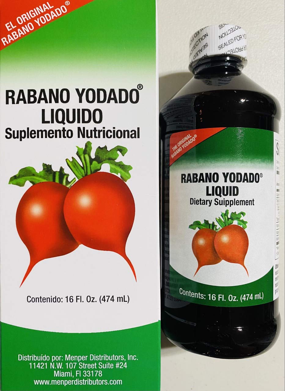 Menper Rabano Yodado Liquid, botella: dosis cómoda para uso diario.