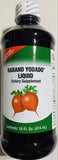 Menper Rabano Yodado Liquid, etiqueta clara con vitaminas B12, B6 y tiamina.