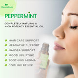 MenstrEaze Aceite de Menta: uso en el cabello para suavidad.