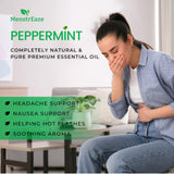 MenstrEaze rodillo de acero inoxidable para masaje suave durante migraña.